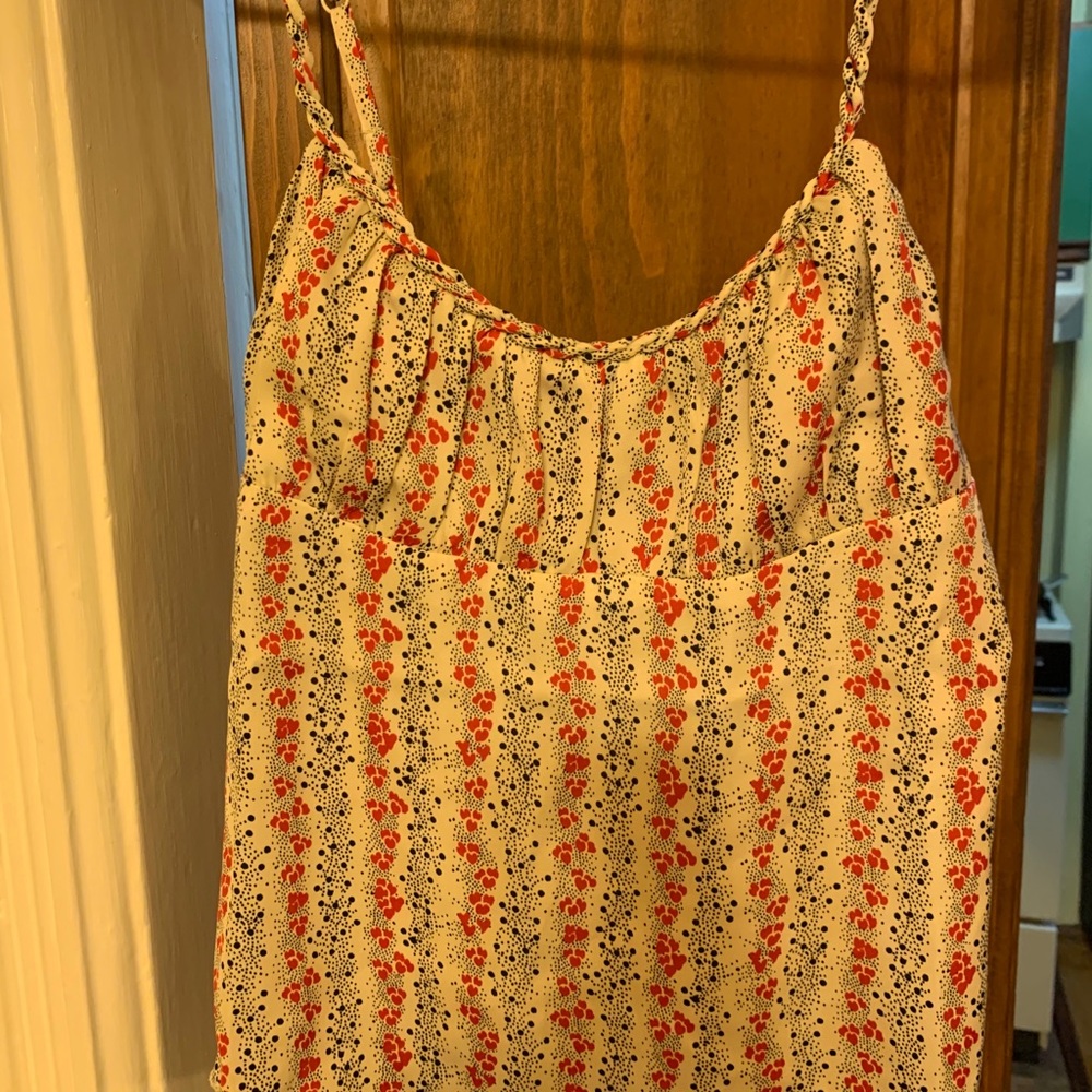 Free People silky patterned tank